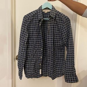 H&M Long Sleeved Checkered Button Down Shirt S
